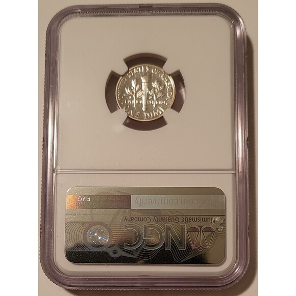 1958 Roosevelt Dime Proof PF67 NGC - Picture 2 of 2